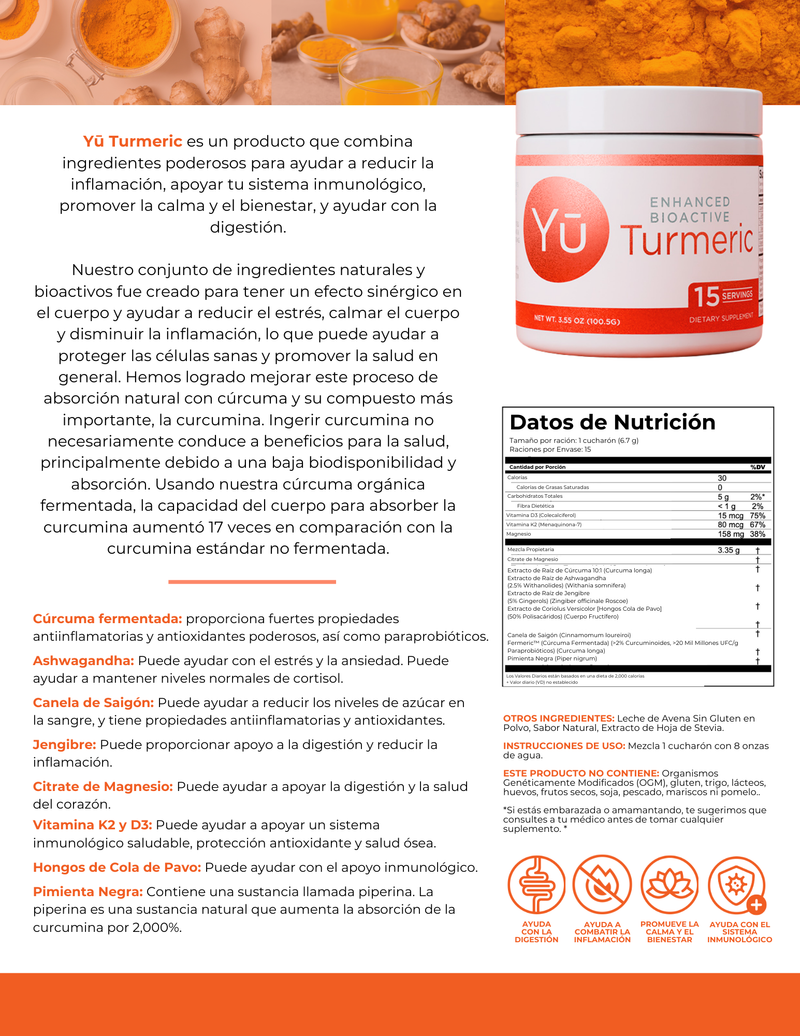 Enhanced Bioactive Turmeric